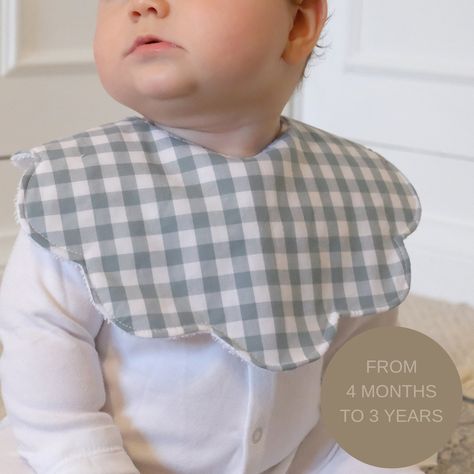 Handmade Baby Bib Collars Toddler Bib Collar Gingham Baby Bibs Dribble Bib Collar French Country Vintage Bibs Collar Bibs - Etsy UK Handmade Bib, Toddler Bibs, Dribble Bibs, Bib Collar, Everyday Moments, Vintage Country, Vintage Knitting, Bibs, Handmade Baby