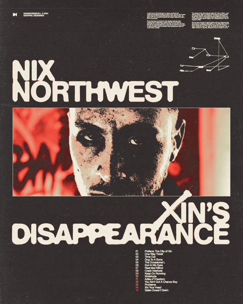 Poster design for Nix Northwest’s @youthful.wizardry latest album - Xin’s Disappearance. Heavy grunge style with ink bleed & scan effects.

Stays on repeat.

Let me know what you think! 🖊️

#graphicdesign
#design
#digitalart
#artwork
#creative
#designer
#visualart
#artistsoninstagram
#graphicdesigner
#illustration Nix Northwest, Poster Challenge, Boy Problems, Ink Bleed, Artwork Creative, Latest Albums, Grunge Style, On Repeat, Grunge Fashion