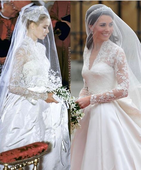 Princess Grace Wedding Dress, Grace Kelly Wedding Dress, Grace Wedding Dress, Grace Kelly Wedding, Looks Kate Middleton, Kate Middleton Wedding, Princess Grace Kelly, Pretty Wedding Dresses, Fancy Wedding Dresses