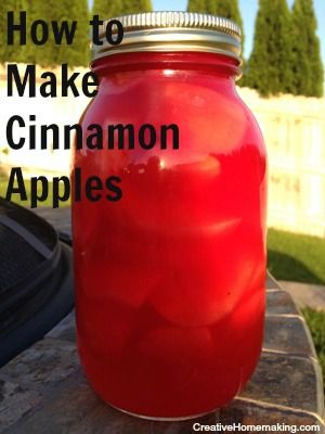 Apples Canning, Apple Recipes For Canning, Cinnamon Pickles, Apples Recipes, Canning Apples, Pressure Canning Recipes, Canning Fruit, Home Canning Recipes, Canning Food Preservation