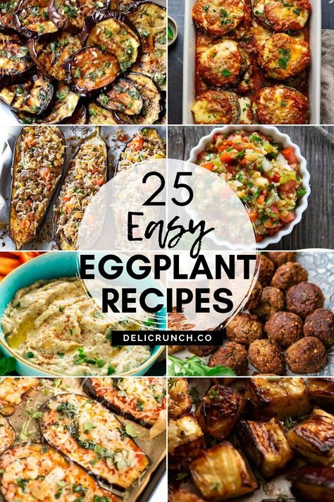 Ways To Cook Eggplant, Best Eggplant Recipe, Easy Eggplant, Eggplant Recipes Easy, Eggplant Dishes, Baked Eggplant, Grilled Eggplant, Eggplant Recipes, Recipe Roundup