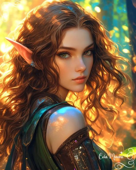 Beautiful Fairy Art, Elf Fantasy Art, Druid Circle, Types Of Elves, Fairy Woman, Elven Woman, Dungeons And Dragons Races, Dnd Elves, Cute Owls Wallpaper