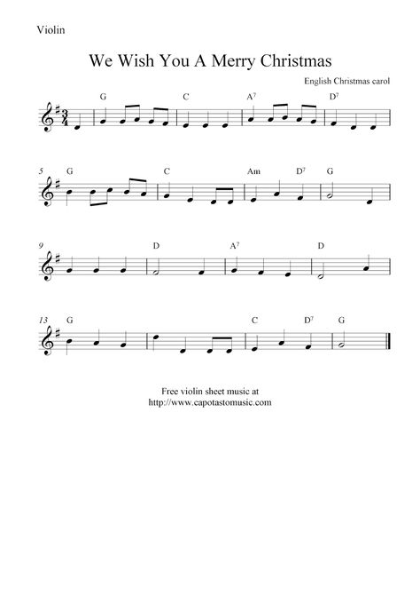 Beginner Violin Sheet Music, Christmas Violin, Beginner Sheet Music, Free Flute Sheet Music, Easy Violin Sheet Music, Flute Notes, Christmas Piano Sheet Music, Free Violin Sheet Music, Viola Sheet Music