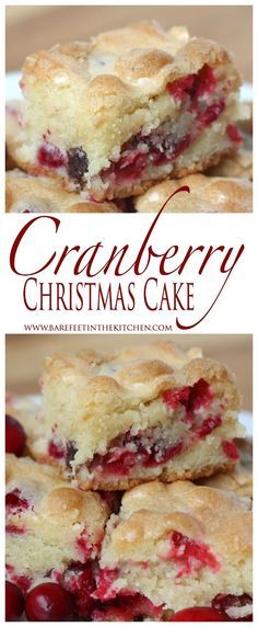 Cranberry Christmas Cake Cranberry Christmas Cake, Weight Watcher Desserts, Holiday Eating, Cranberry Recipes, Holiday Dessert, Vanilla Frosting, Köstliche Desserts, Christmas Cooking, Crowd Pleaser