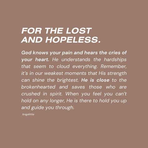 "I feel like a hopeless case." -- @angelittleblog 🍂 | christian thoughts & tips #Jesus #ChristianQuotes #Bible #Christians Bible Verse For When You Feel Hopeless, Bible Verse When Feeling Down, Quotes When You Feel Hopeless, Christening Quotes, Christian Thoughts, God Encouragement, Holy Girl, Prayer Closet, Christian Quotes Wallpaper