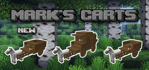 Minecraft Horse-drawn carts Minecraft Horse Breeding Chart, Minecraft Horse Cart, Minecraft Horse Mods, Minecraft Cart, Minecraft Horse, Horse Cart, Horse Carriage, Horse Drawn, Ticks