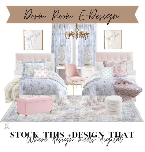 ✨Exciting news!✨ We added some Love Shack Fancy vibes to our dorm room and girl room collections! 💕🌹🌷 👉🏻stockthisdesignthat.com - purchase your e-design package for $250 and we’ll send you all of the links to the products and help you get your dorm room put together! We’ll also send you an essentials cheat sheet✏️ #loveshackfancy #dormroom #girlsdormdecor #girlsroom Pbteen Love Shack Fancy, Love Shack Fancy Bedroom Aesthetic, Love Shack Fancy Dorm, Love Shack Fancy Room, Loveshackfancy Bedroom, Love Shack Fancy Bedroom, Cute Bedspreads, Fancy Bedroom, Dorm Inspo