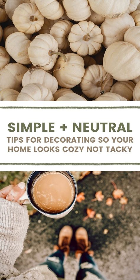 Fall decor does not have to be all bright orange pumpkins, scarecrows, and jack-o-lanterns (bleh!). I’ve sourced the most tasteful cozy fall decor to show you how simple it is to dial up the cozy factor by adding subtle, natural, and neutral touches of fall. Fall decor inspiration using simple cozy fall decor DIY ideas for the un-decorator. SAVE and discover how to decorate for fall and nail an autumn home look that you love! Muted Fall Decor, Fall Cottage Decor, Minimal Fall Decor, Neutral Fall Decor Ideas, Fall Decor On A Budget, Minimalist Fall Decor, Fall Entry, Cozy Fall Home, Decor Diy Ideas