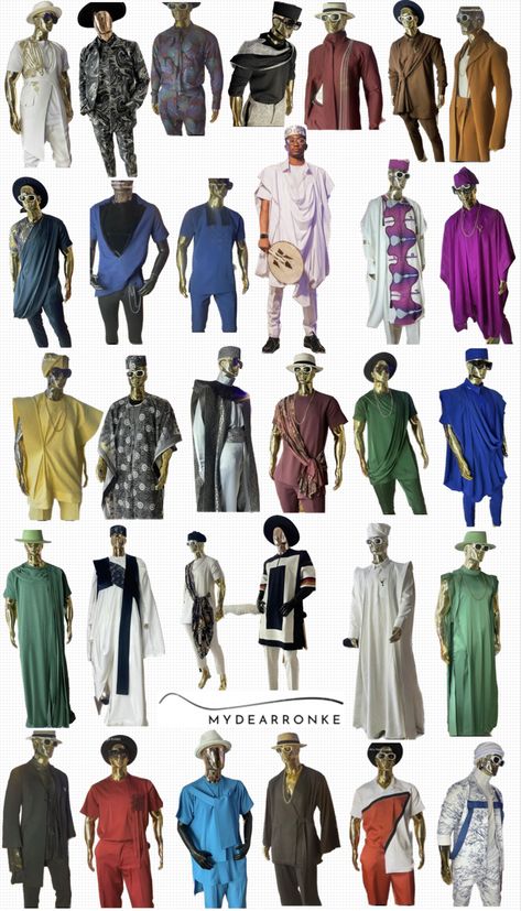 Yoruba Clothes, Male Clothing, National Costume, Men Wear, Aso Ebi, Clothes Ideas, Shopping List, Mood Board, Couture