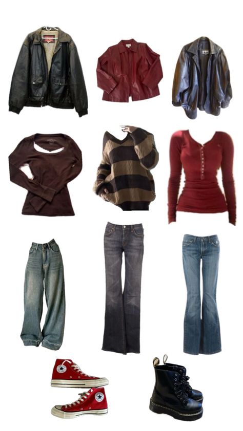 Gilmore Girls Outfits, Mode Grunge, Looks Pinterest, Downtown Outfits, Outfit Collage, Clothes And Shoes, Downtown Girl, Mode Ootd, Mein Style