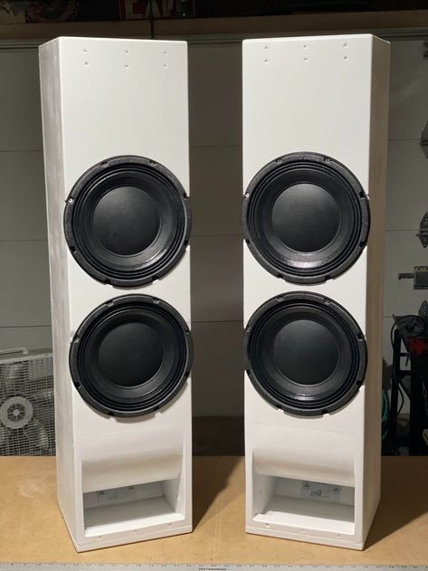 Truss Subs | Parts Express Project Gallery Pro Audio Speakers, Wood Speakers, Loudspeaker Enclosure, Speaker Enclosure, Speaker Projects, Speaker Box Design, Diy Speakers, Speaker Box, Speaker Design