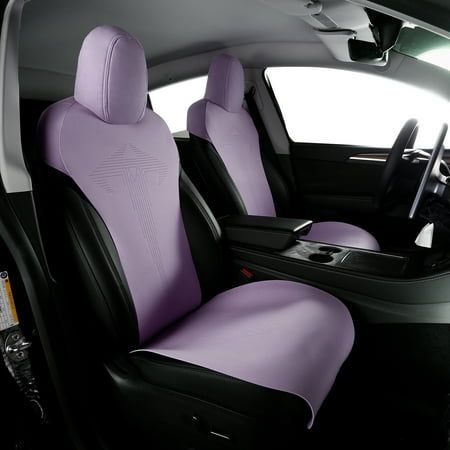 PRODUCT DESCRIPTION FitmentFits 2020-2023 Tesla Model Y All Models ColorPurple StyleV1 Style MaterialSuede Leather Package Includes1x Full Set of Seat Cover Cushions Installation InstructionsNot Included FEATURES 1. PREMIUM MATERIAL: Made of high-quality leather. It is soft touch, waterproof, breathable, non-slip, wear-resistant and easy to clean. It is suitable for all seasons. 2. EASY TO INSTALL: The whole process only takes about 25 minutes, and you don't need to use any additional tools. You Purple Car Seat Covers, Purple Seat Covers, 2023 Tesla, Car Deco, Purple Car, Tesla Model Y, Cute Car Accessories, Purple Girls, Tesla Model 3