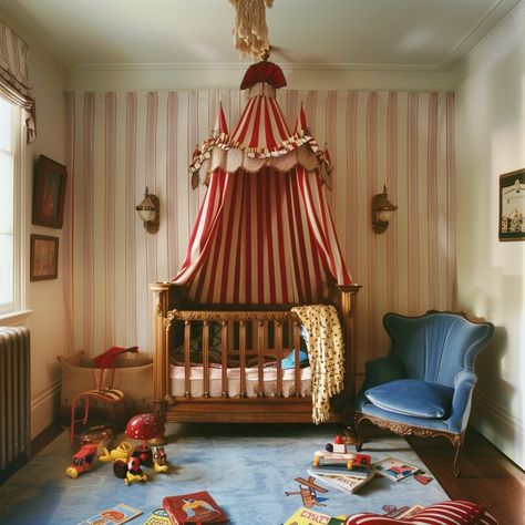 Circus Kids Room, Circus Themed Nursery, Circus Theme Nursery, Circus Theme Room, Circus Baby Room, Circus Nursery Theme, Circus Interior, Circus Themed Bedroom, Funky Nursery