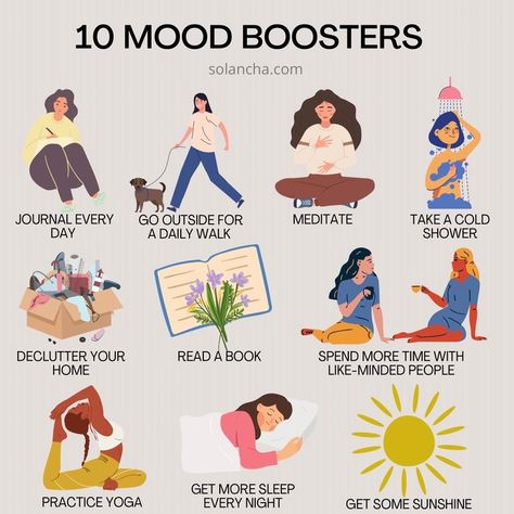 Happy Mood Photography, Mood Boosting Activities, Mood Booster Quotes, Woman Health, Self Care Bullet Journal, Happy Mood, Mood Boosters, Get My Life Together, Mood Boost