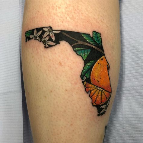 🦷 Alicia Anderson 🦷 on Instagram: “I’m a bad Floridian, I’m allergic to oranges. 🌴” Florida Orange Tattoo, Florida Tattoo Ideas For Men, Florida Tattoo Ideas, Florida Tattoo, Florida Tattoos, Florida Oranges, Tattoo Ideas For Men, Florida Girl, Chest Piece