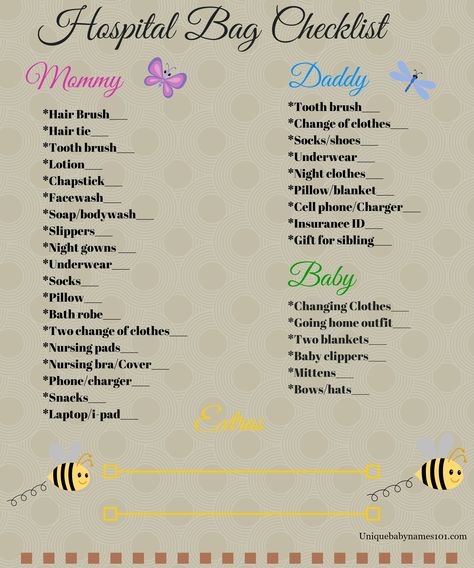 Start packing your bags! Having a check list will help you not forget something at the last minute. Try and have your bags packed by 36 weeks of pregnancy or sooner. It's never to early! Pregnancy Chart, 15 Weeks Pregnant, New Baby Checklist, Hair Scalp Massager, Weeks Of Pregnancy, 36 Weeks Pregnant, Baby Hospital Bag, Healthy Pregnancy Tips, Baby Diy Projects