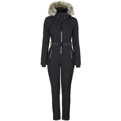 TopShop Sno Ski Jumpsuit (¥22,425) ❤ liked on Polyvore featuring jumpsuits, black, long sleeve jump suit, jump suit, hooded jumpsuit, long sleeve jumpsuit and ski jumpsuit Ski Onesie, Onesie Women, Skiing Gear, Apres Ski Style, Ski Style, Ski Bunnies, Ski Jumpsuit, Ski Outfit, Colorado Vacation