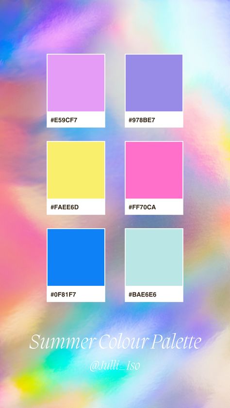 Gen Z Graphic Design Trends 2024, Barbie Colour Palette, Y2k Palette, Y2k Colour Palette, 2000s Color Palette, Y2k Color Palette, Summer Color Schemes, Colour Trends 2024, Summer Colour Palette