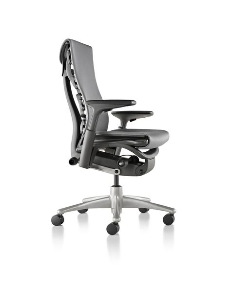 The Herman Miller Embody Chair White Leather Office Chair, Embody Chair, Grey Desk Chair, Desk Chair Mat, Best Ergonomic Office Chair, Herman Miller Chair, Most Comfortable Office Chair, Ergonomic Desk Chair, Studio Chairs