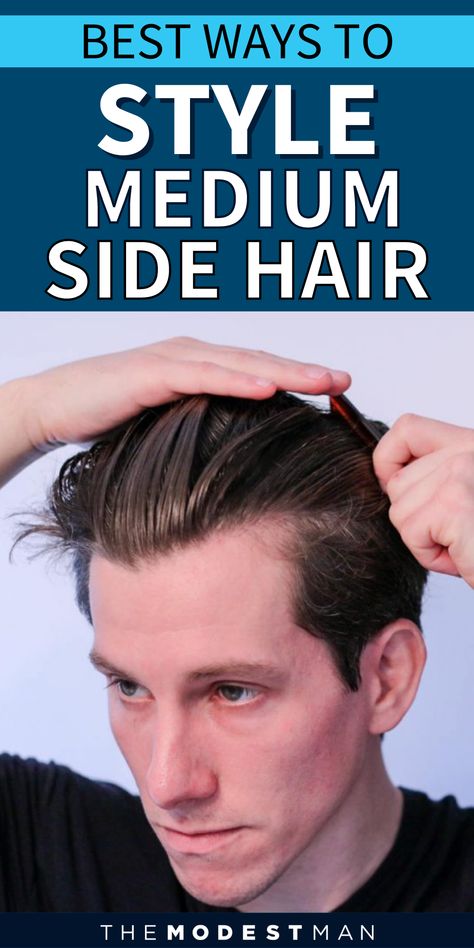 Styling Medium Length Hair Men, Mens Hairstyles For Growing Out Hair, Men’s Short Hairstyles Widows Peak, Side Parted Hairstyles Men, How To Style Mens Medium Length Hair, Men’s Medium Length Straight Hair, Men’s Hairstyles Medium Length, Growing Out Mens Hair, How To Style Medium Length Men’s Hair