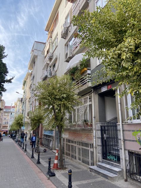 Street view, Istanbul, Istanbul streets, Kadıköy, apartment buildings, surroundings, view, aesthetic street, trees, old apartments Istanbul Streets, View Aesthetic, Aesthetic Street, Street Trees, Old Apartments, Apartment Buildings, Ankara, Istanbul, Vision Board