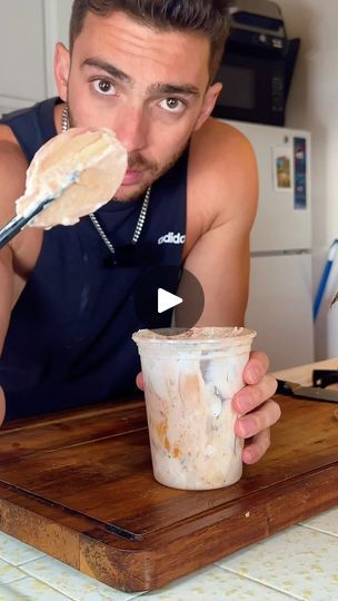 625K views · 64K reactions | Apple Peanut Butter Yogurt Snack Thing

Recipe from @allenxspeigner 

Ingredients:
- 1 apple, cut up
- 1/4 cup 0% Greek yogurt
- 1/4 cup sugar-free Cool Whip
- 1 tbsp peanut butter
- 1 tbsp sugar-free strawberry jelly
- Dash of cinnamon
- A splash of vanilla extract

Instructions:
1. Place the cut-up apple in a container.
2. Add the Greek yogurt, Cool Whip, peanut butter, jelly, cinnamon, and vanilla extract.
3. Shake well until everything is mixed together.
4. Enjoy!

Nutritional Information (approximate):

Calories: 295 kcal
Protein: 10g

#lowcaldessert #lowcalorie #macrofriendly #mealprepideas #applerecipes | Trevor Thomas - Personal Trainer & Lifestyle Fitness Coach | 2tfitness · Original audio Protein Yogurt Recipes, Greek Yogurt Cool Whip, Apple Peanut Butter Snack, Cool Whip Peanut Butter, Apple Greek Yogurt, Peanut Butter Greek Yogurt, Apple Peanut Butter, Greek Yogurt And Peanut Butter, Protein Options