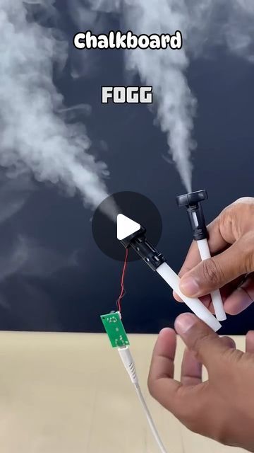 Chalkboard Cb on Instagram: "Mini humidity fire module diy science project 
#chalkboard220 #creative #content #creativeideas #contentcreator #cheapest #electronics #education #elelctronic #diyproject #electronicprojects #electric #engineering #electronickit #experiment #explorepage #mistmaker #mist #doityourself #amazing #viralreels #trending #instagram @harishchoudhary70" Electrical Projects Engineering, Electronics Mini Projects Diy, Fire Experiment, Electricity Science Experiments, Simple Circuit Projects, Diy Experiments, Circuits Science, Electric Engineering, Simple Electronic Circuits