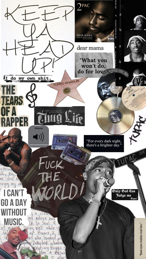 Tupac Wallpaper Aesthetic, Tupac Collage, Wallpaper Aesthetic Collage, Cristiano Ronaldo Hairstyle, Tupac Wallpaper, Pretty Wallpaper Ipad, Tupac Pictures, All Eyez On Me, Tupac Shakur