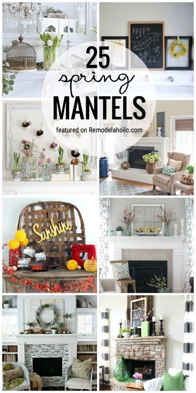 25 Fresh and Inspiring Spring Mantels Spring Fireplace Decor, Spring Mantle Decor, Spring Mantel Decorating Ideas, Decoraciones Ramadan, Summer Mantel, Spring Mantle, Spring Mantel, Fireplace Mantle Decor, Fireplace Mantel Decor