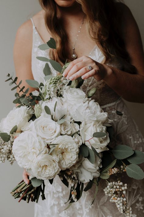 Olive Grove Wedding, Green Wedding Bouquet, Cut Flower Farm, Cape Wedding Dress, Olive Grove, Margaret River, Floral Design Studio, White Wedding Bouquets, David Austin Roses