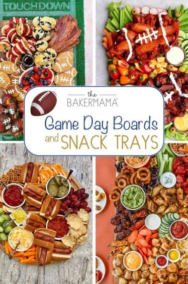 Boards Archives - The BakerMama Baked Apple Fritters, Hearty Snacks, Spicy Wings, Brunch Spread, Football Snacks, Football Party Food, Tailgating Recipes, Dip Recipes Easy, Snack Board