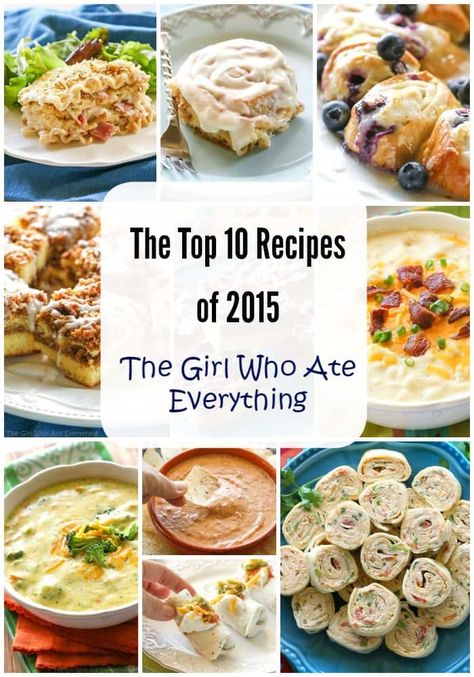 It’s been a great year here at The Girl Who Ate Everything. I can’t believe that we’ve been eating together since 2008 and this blog is almost 8 years old! I was really surprised that most of the top 10 recipes this year were savory and not sweet. Let’s face it, if I could eat … Eating Together, The Girl Who Ate Everything, Most Popular Recipes, Top Recipes, Gatlinburg, Popular Recipes, Recipe Collection, Om Nom, The Girl Who