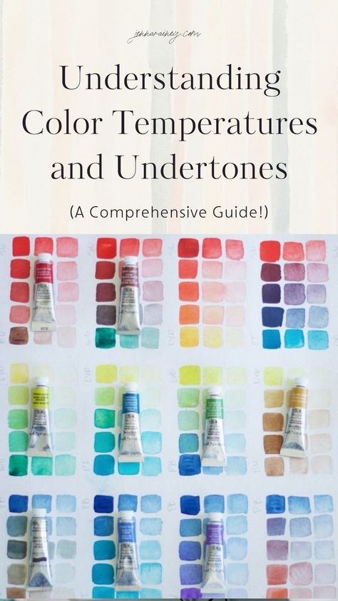 Learn more about the nuances of color temperatures and undertones with our comprehensive guide. Tailored for watercolor artists seeking to enhance their technique, this blog offers detailed insights and tips. Learn how understanding color can elevate your watercolor painting aesthetic, whether you're working on canvas or paper. This tutorial is a must-read for beginners and seasoned artists eager to refine their color selection skills. Watercolor Combinations, Watercolor Painting Aesthetic, Watercolor Techniques For Beginners, Creative Practice, Watercolour Cards, Watercolor Supplies, Learn Watercolor Painting, Watercolor Flowers Tutorial, Watercolor Mixing