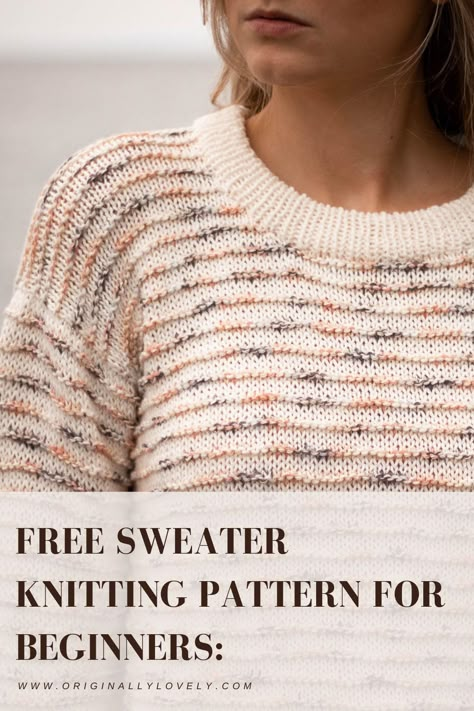 Oversized Sweater Knitting Pattern, Easy Sweater Knitting Patterns, Cable Knit Sweater Pattern, Free Knitting Patterns For Women, Intermediate Knitting Patterns, Ladies Knitting Patterns, Advanced Knitting, Knit Top Patterns, Knitting Patterns Free Sweater