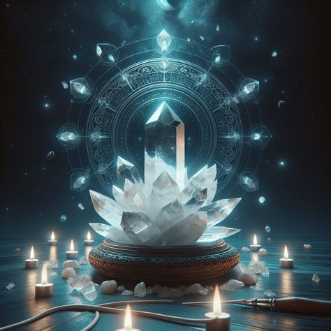 Selenite Crystal Activation Ritual https://witchcraftforbeginners.com/selenite-crystal-activation-ritual/ Crystal Activation, Greek Moon Goddess, Goddess Selene, Element Of Fire, Wiccan Rede, Wicca For Beginners, Wiccan Rituals, Ritual Magic, Jar Spells