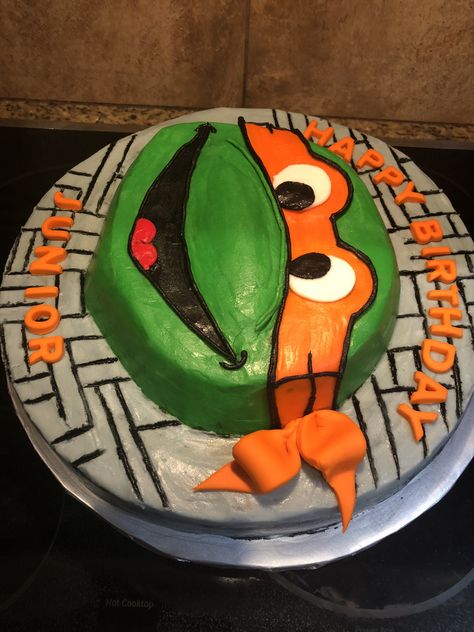 Ninja Turtle Bday Cake, Tmnt Birthday Cakes, Ninja Turtles Birthday Cakes, Ninja Turtle Cake Diy, Easy Ninja Turtle Cake, Ninja Turtle Cakes For Boys, Ninja Turtle Cookie Cake, Teenage Mutant Ninja Turtle Birthday Cake, Tmnt Cake Ideas