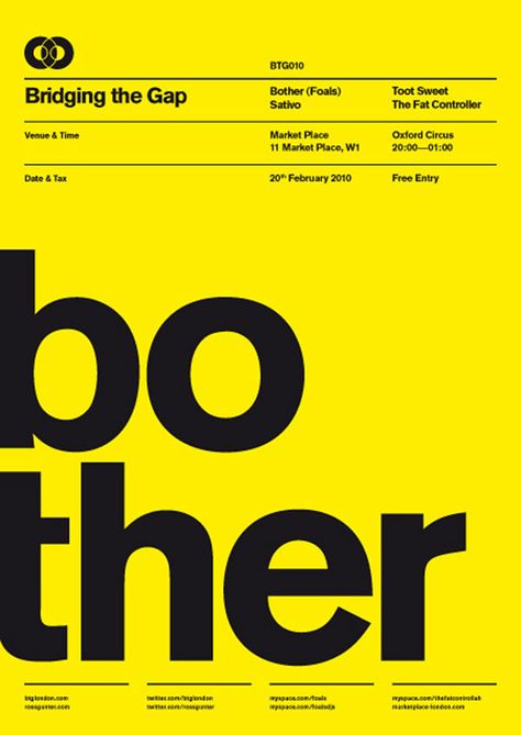 BTG Poster Series International Typographic Style, Yellow Poster, Typographie Inspiration, Typo Poster, Swiss Style, 타이포그래피 포스터 디자인, Plakat Design, Swiss Design, Typography Layout