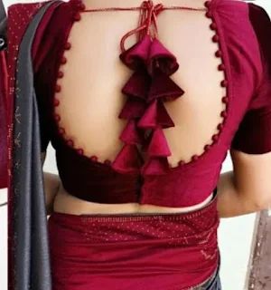 Patna blouse stitching Blouses Neck Designs Latest, Back Neck Designs For Blouses Latest, Blouse Designs Latest Back Neck, Normal Blouse Designs Back Neck, Blouse Design For Women, Latest Blouse Back Designs, Blouse Neck Designs Latest, Blouse Back Neck Designs Latest, Normal Blouse Designs