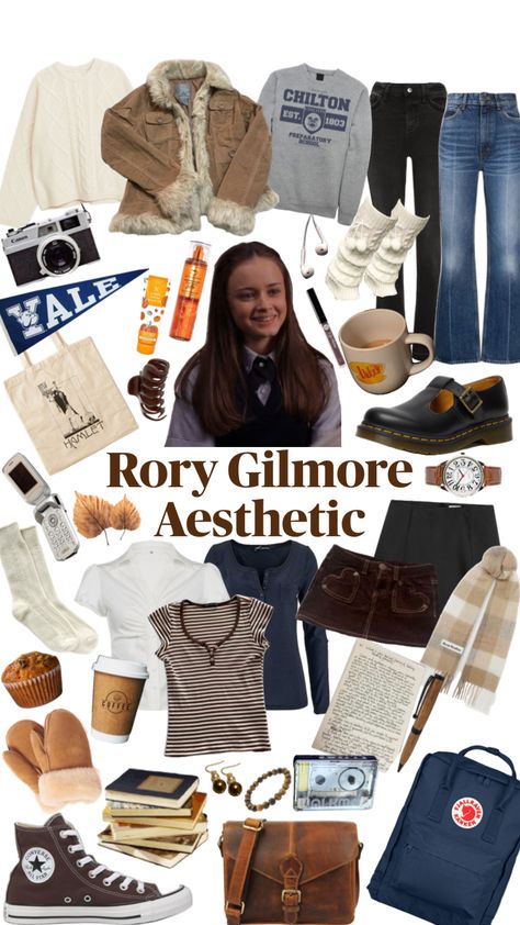 Rory Gilmore aesthetic #rorygilmoreaesthetic #rorygilmore #gilmoregirls #aesthtic Hippy Aesthetic, Rory Gilmore Aesthetic, Gilmore Aesthetic, Rory Gilmore Style, Gilmore Girls Outfits, Downtown Outfits, Autumn Clothes, Rory Gilmore, Cute Everyday Outfits