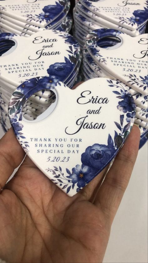 Magnetic Wedding Favors, Save The Date Ideas For Weddings Magnets, Thank You Gifts Wedding Guests, Wedding Favor Magnets, Wedding Magnets Favors, Thank You Gifts For Wedding Guests, Magnet Wedding Favors, Midnight Blue Wedding, Unusual Wedding Favours