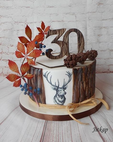 Cake Hunter, Deer Hunting Cake, Hunting Birthday Cakes, 50 Cake, Lumberjack Cake, Hunting Cake, Deer Cakes, Hunting Birthday, Dad Birthday Cakes