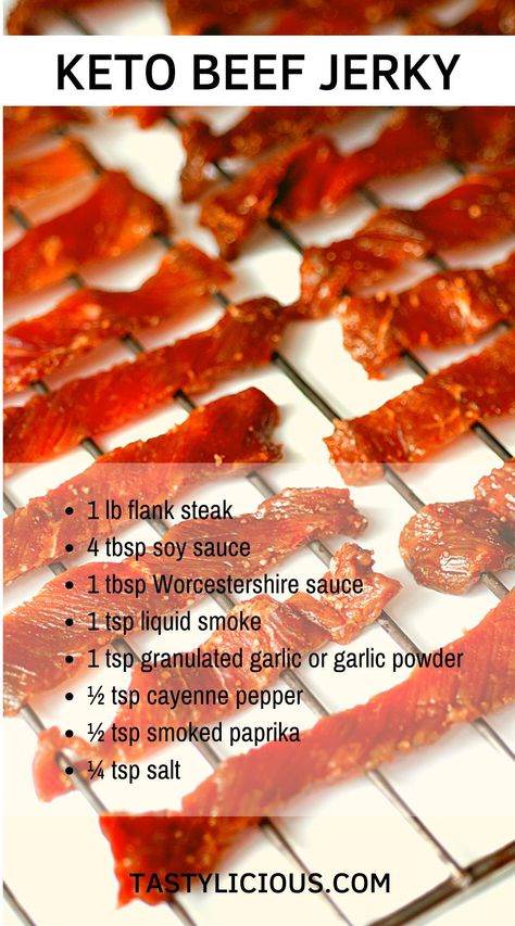 Is Beef Jerky Keto | Best Keto Beef Jerky Recipe | keto friendly beef jerky recipe | Sugar-Free Keto Beef Jerky | easy low carb beef jerky Keto Jerky Recipe, Keto Beef Jerky Recipe, Beef Jerky Recipe Dehydrator, Jerky Recipes Dehydrator, Oven Jerky, Jerkey Recipes, Making Beef Jerky, Smoked Beef Jerky, Beef Jerky Recipe