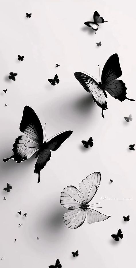 Black Butterflies Aesthetic, Wallpaper Cantik Iphone, Black Roses Wallpaper, Twin Flame Art, Jelly Wallpaper, Pretty Wallpapers Tumblr, Wallpaper Cantik, Cute Mobile Wallpapers, Beautiful Butterflies Art