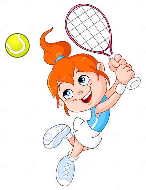 Tennis girl stock vector. Illustration of background - 20096022 Tennis Clipart, Sports Illustrations Art, Tennis Art, Moral Stories For Kids, Playing Tennis, Kids Vector, Sport Illustration, Play Tennis, كرة القدم