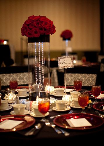 black white red wedding centerpieces | Recent Photos The Commons Getty Collection Galleries World Map App ... Black White And Red Wedding, White And Red Wedding, Red Wedding Centerpieces, Red Roses Centerpieces, Red Centerpieces, Gorgeous Centerpieces, Rose Centerpieces, Party Deco, Rose Black