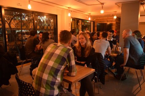 Medellin offers a wide variety of language exchange nights where foreigners can go to practice their Spanish and meet new people. Language Exchange, Colombia Travel, New Language, Meet New People, South America Travel, Living Tips, Meeting New People, America Travel, New People