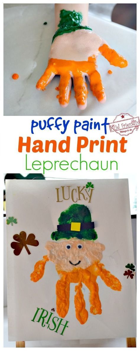 Leprechaun Handprint Craft, March Handprint Crafts, Handprint Leprechaun, Leprechaun Handprint, Easter Footprint, March Craft, Calender Ideas, Leprechaun Craft, St Patricks Crafts