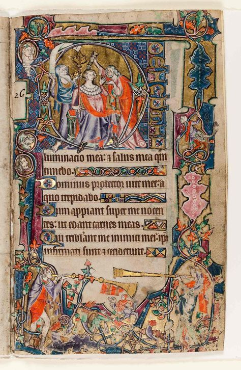 The Macclesfield Psalter c. 1330 – 1340 The Anointing of David East Anglia (probably Norwich), England The Macclesfield Psalter, The Anointing of David, England, East Anglia, probably Norwich, c.1330-1340 Manuscript Art, Art Medieval, Everything Is Illuminated, Medieval Artwork, Illustrated Manuscript, Medieval Aesthetic, Medieval Books, Art Chinois, East Anglia