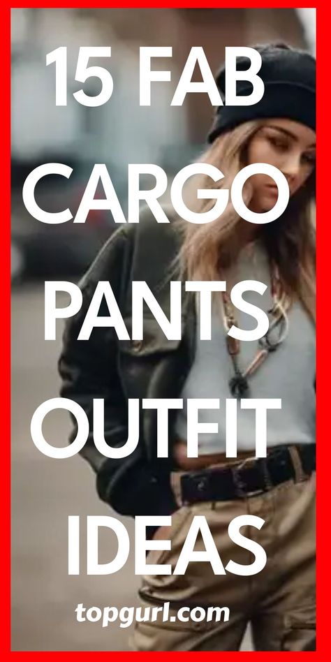 Edgy Cargo Pants Outfit, Wide Leg Grunge Outfit, Ankle Length Cargo Pants Outfit, Outfits With Cargo Pants Women, What To Wear With Army Green Cargo Pants, Shoes To Wear With Cargo Pants Women, Black Cargo Pants Outfit Street Style, Styling Cargo Pants Women, Cute Cargo Pants Outfits