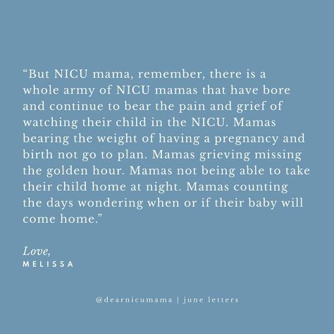 “Dear NICU Mama, As You Navigate Life after NICU, always remember that you are not alone. The NICU can feel like a lonely place. You may be consumed with thoughts of:  “Will my baby be okay? When will my baby be able to come home?” It feels as if no one understands, like no one could possibly understand the pain and the grief of having a NICU baby. Then if your baby comes home, while there is joy and gratitude in that, there is also fear and grief and loneliness. As you navigate possible me... Nicu Baby Quotes, Nicu Babies Quotes, Home At Night, No One Understands, Pregnancy Birth, Be Okay, Baby Coming, Be My Baby, Navigating Life